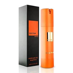 Sultan Of Style Deep Force Parfume Oil Men, intensīva un eleganta, austrumu aromāts, 100% bez alkohola, barojošas ēteriskās eļļas, dāvanas vīriešiem