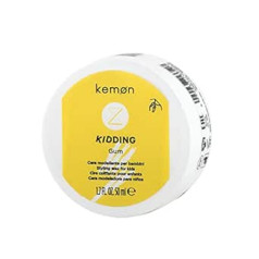 Kemon Liding Kidding Gum - Vidēji noturīgs matu vasks veidošanas vasks bez sensibilizējošiem alergēniem, ideāli piemērots bērniem no 3 gadu vecuma, 50 ml