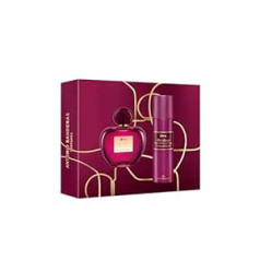 Antonio Banderas Perfumes - Her Secret Temptation Gift Set EDT 80ml + Deodorant 150ml - Romantic, Charming and Feminine Fragrance - Oriental and Sweet Notes - Ideal for Daytime