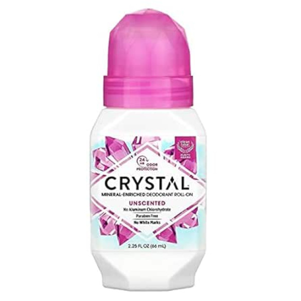 Crystal Deodorant Crystal Body Roll-On dezodorants 2,5 unces 2,25 unces