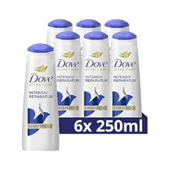 Dove Nutritive Solutions intensīvi atjaunojošs šampūns bojātiem matiem ar keratīna atjaunošanas sistēmu, iepakojumā 6 (6 x 250 ml)