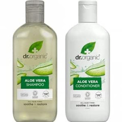 Dr Organic Aloe Vera Shampoo & Conditioner Duo - vegāns