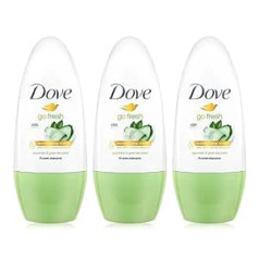 Dove Deo Roll-On go svaigs Anti-Transpirant, 3er Pack (3 x 50 ml)