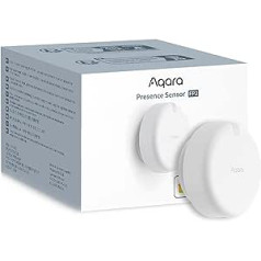 Aqara Presence Sensor FP2, Wired mmWave Radar Zone Positioning, Multi-Person and Fall Detection, Supports HomeKit, Alexa, Google Home and Home Assistant, PS-S02E