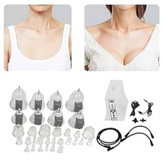 Gesäßschalen-Vakuummaschine, Multifunktionales Schröpf-Körperform-Massagegerät Zur Brustvergrößerung, Hüftstraffung, Gelenkschmerzen (220 EU-Stecker)