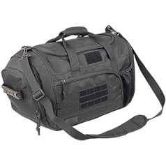 APRILBAY AB Tactical Series Duffle Bag Trenažieru zāle Ceļojumu pārgājienu un pārgājienu sporta soma Medību un makšķerēšanas soma Īpaši kvalitatīva un izturīga (43L), melna, āra