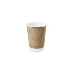 Vegware vdw-12 doppelwandig Kraft Cup, 12 unces, braun