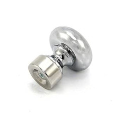 Schmuckmagnet Mit Chrome Gehandhabt zum Sortieren, Organisieren und Löschen von Schmuck - 25mm Durchmesser x 35mm Hoch - 11kg Zug - Norden - Pack von 40