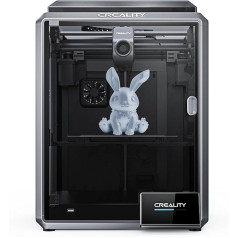 Creality 3D K1 Printer with Max 600mm/s Speed, Dual Fan Cooling Model, Integrated Die-Cast Frame and Intelligent Control Port Formulated According to Amazon Guidelines