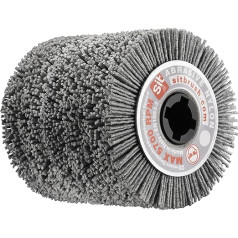 SIT Tecnospazzole 1360 Abrasive Brush Ondulate Nylon Abrasivo-RSF Brush Band 100 mm Flex Diameter 100 mm