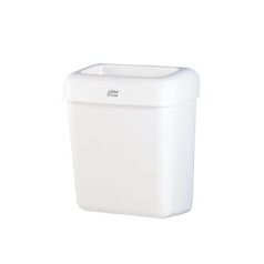 Tork 226100 Waste Bin B2 / Sturdy 20L trash can in a practical size in white / Can be mounted flexibly