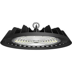 illumitec LED Indoor Spotlights 150 W 148 lm/w 5000 K Daylight White Low Glare Dimmable Beam Angle 90° UFO Indoor Light Industrial Lamp High Bay Light Indoor Low Spotlight Indoor Lighting IP65 Pack of