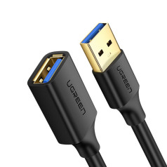 USB 3.0 pagarinātājs, 3 m, melns