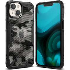 Ringke Aizsargmaciņš ar auklas caurumiem iPhone 14 Plus 6,7" FUSION X DESIGN CAMO BLACK