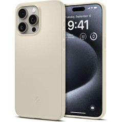 Spigen Aizsargmaciņš iPhone 15 Pro Thin Fit, bēšs