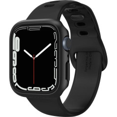 Spigen Aizsargājošs aploksnes maciņš Apple Watch 7/8 45mm Thin Fit melns