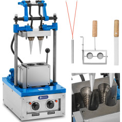 Vafeļu cepšanas mašīna vafeļu konusu cepšanai saldējumam 50 - 60 vafeles stundā 47x112 mm
