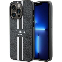 Guess 4G Printed Stripes MagSafe Back case Aizsargapvalks Priekš Apple iPhone 14 Pro Max