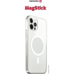 Swissten Clear Jelly MagStick Back Cace Aizsargapvalks Priekš Apple iPhone 15 Pro Max