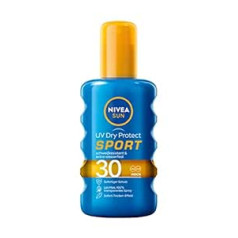 Nivea Sun UV Dry Protect caurspīdīgs saules aerosols SPF 30