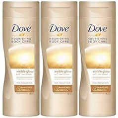 Dove 3x Dove Summer Glow barojošs losjons godīgai līdz vidējai ādai, 250 ml