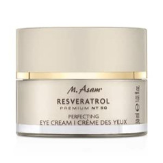 M. Asam Resveratrol Premium NT50 Perfecting Eye Cream (30 ml) - Acu krēms pret novecošanos ar Resveratrol & Hyaluronic Smooths Eye Wrinkles, Nostiprinoša acu kopšana