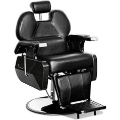 Barberpub 2687BK hidrauliskais frizieru krēsls