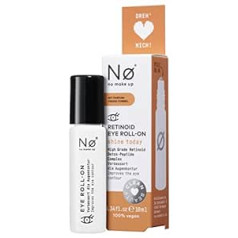 NØ Nø Cosmetics Shine Today Retinoid Eye Roll On, 10 ml, samazina izteiksmīgas grumbas, maisiņus un tumšos lokus - Svaigs sitiens nogurušām acīm - ar īpaši saderīgu retinoīdu