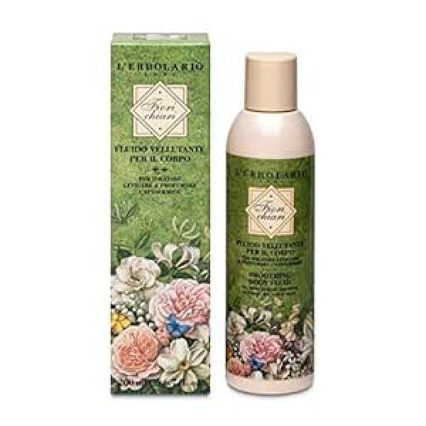 L'erbolario BRIGHT FLOWERS Zīdains ķermeņa fluīds, 200 ml