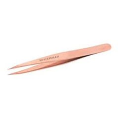 Tweezerman Tweezers with precision tip made of stainless steel, rose gold