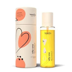 Resibo Cleansing Oil Oily One Natural Cosmetics Sejas attīrošais sejas eļļa poru tīrītājs melngalvju noņemšanas līdzeklis kosmētikas noņemšanai acu kosmētikas noņēmējs, ūdensizturīgs tīrīšanas lupatiņš 100 ml