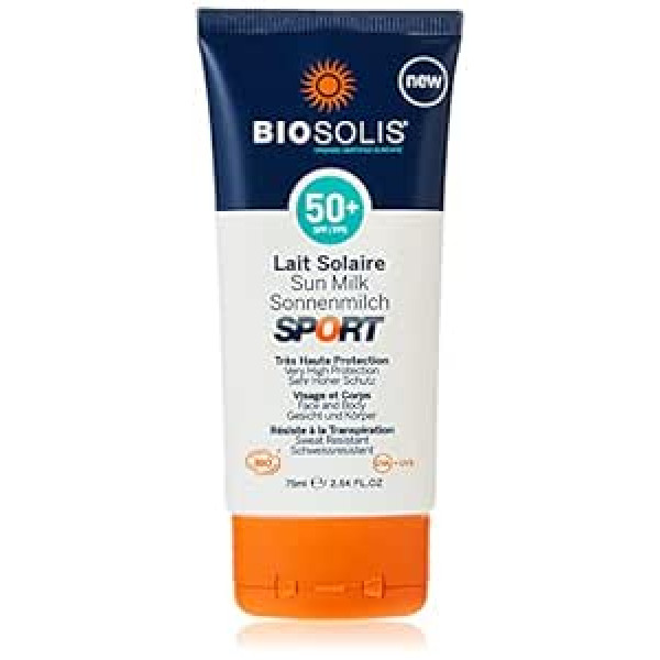 Biosolis Organic Sun Lotion Sport Extreme SPF 50+, 75 ml