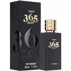 365 Days Perfume for Women with Iso E Super Molecule Oriental Fragrance with Floral Notes Feminine Coquette Interesting Inviting Long Lasting 50 ml