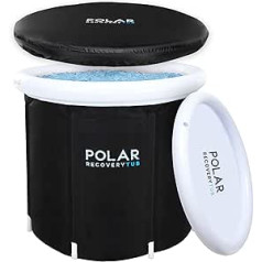 Polar Recovery Tub / Pārnēsājama ledus vanna aukstā ūdens terapijas treniņiem / Ledus vanna sportistiem - pieaugušo spa ledus vannām un mērcēšanai