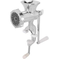 eecoo Manual Meat Grinder, Stainless Steel Meat Grinder Parts, Manual Household Meat Grinder, Sausage Stuffer, Food Worm Attachment for Sausages, Meat