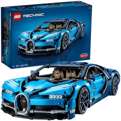 LEGO 42083 Technic Bugatti Chiron, supersporta automašīna, ekskluzīvs kolekcionāra modelis, uzlabots būvniecības komplekts