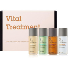 Blithe Vital Treatment Deluxe kolekcija sejas tonera esence — korejiešu ādas kopšanas dāvanu komplekts, ceļojuma izmērs (4 x 54 ml)