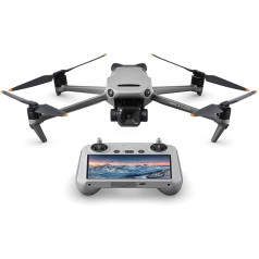 DJI Mavic 3 Classic (DJI RC) kameras drons, 4/3 CMOS Hasselblad kamera, DJI RC tālvadības pults, 5,1K HD video, 46 min lidojuma laiks, šķēršļu novēršana, drons pieaugušajiem, 15 km pārraides diapazons