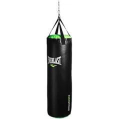 Everlast Everstrike Unisex boksa soma, smaga soma, pildīta boksa soma, melna, 70 mārciņas