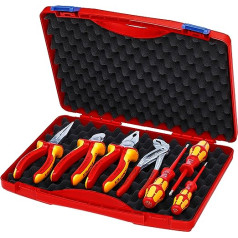 Knipex WZ KN 60 instrumentu kastes 7-daļīgs komplekts plastmasas maciņā