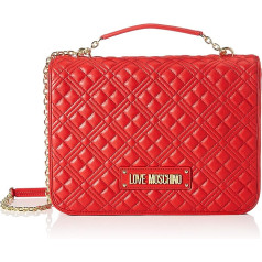 Love Moschino Damen Precollezione Ss21 Schultertasche groß aus PU-Kunststoff New Shiny Quilted