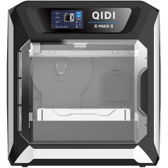 QIDI TECH MAX3 3D printeris, universāls 3D printeris lieliem formātiem, 600 mm/s ātra drukāšana, augsta precizitāte un liels ātrums rūpnieciskā kvalitātē, automātiska izlīdzināšana, 65°C kameras siltums, 325 x 325 x 315