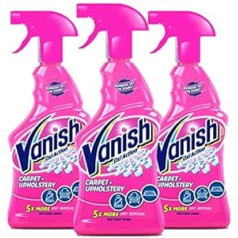 Vanish Oxi Action Carpet & Upholstery Cleaner & Stain Remover Spray - 1.5L (3 Bottles x 500ml)