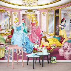 Komar Disney 8-4108 foto tapetes | Disneja princeses spogulis | Izmērs: 368 x 254 cm (Platums x Augstums) | Meiteņu princese, Bērnu istaba