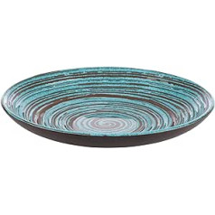APS 85204 Melamīna šķīvis Kankuna / Pasniegšanas šķīvis daudziem ēdieniem, 25,50 cm x 25,50 cm x 4,50 cm