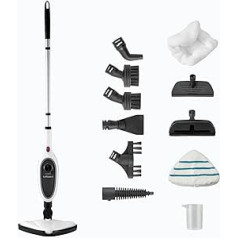 STEAM-IT 2-1 Steam Cleaner, One Hand Steamer, Steamer with Various Attachments for All Floors, Sofa, Bathroom and Carpet, White