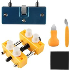 Beanlieve Watch Repair Tool Kit - Adjustable Case Opener Back Remover, Ideal for Various Tool Set for Changing Watch Battery, orange
