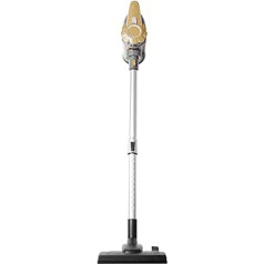 ADLER AD 7036 AD7036 Handheld Vacuum Cleaner, Faux Leather, Grey/Yellow, 800 W, 1.5 Litres