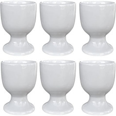 MIK funshopping komplekts ar 6 porcelāna olu krūzēm Apm. 6,5 x 5,5 cm (balts)