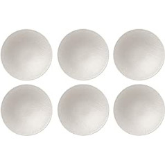 Villeroy & Boch — Manufacture Rock White Bowl, 6 komplekts, 28,7 cm, Premium porcelāns, balts, 10-4240-2701-6